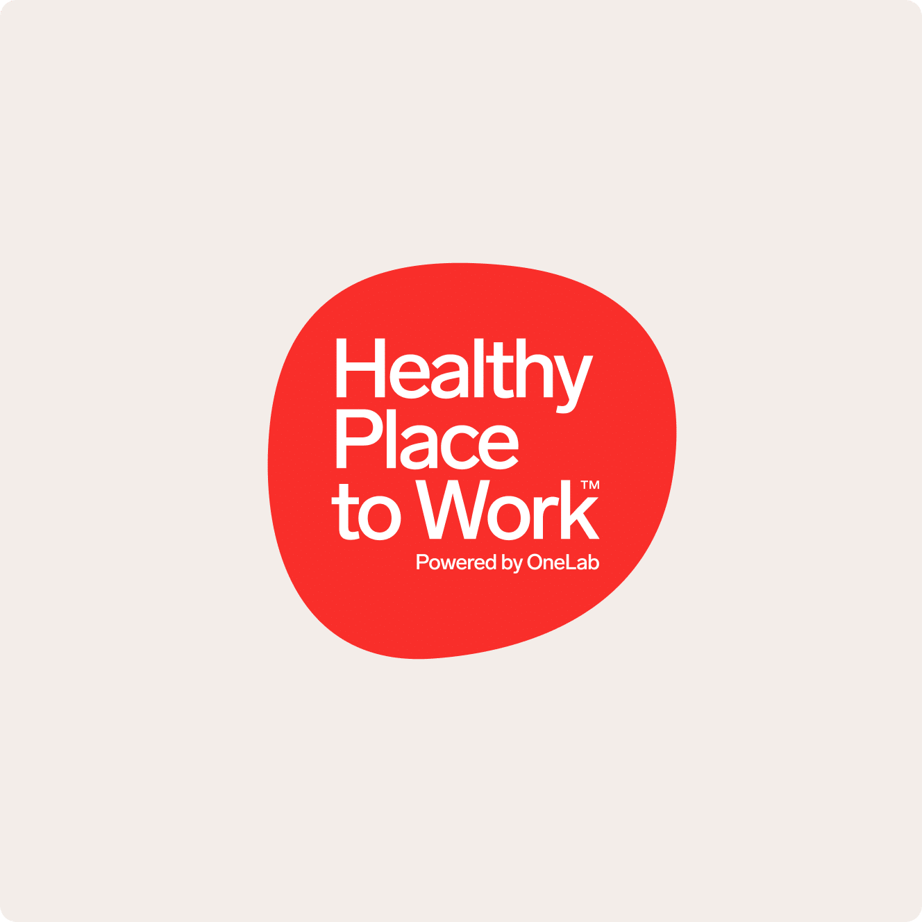 Utmärkelsen Healthy Place to Work, powered by OneLab, för företag med förebyggande hälso- och arbetsmiljöarbete