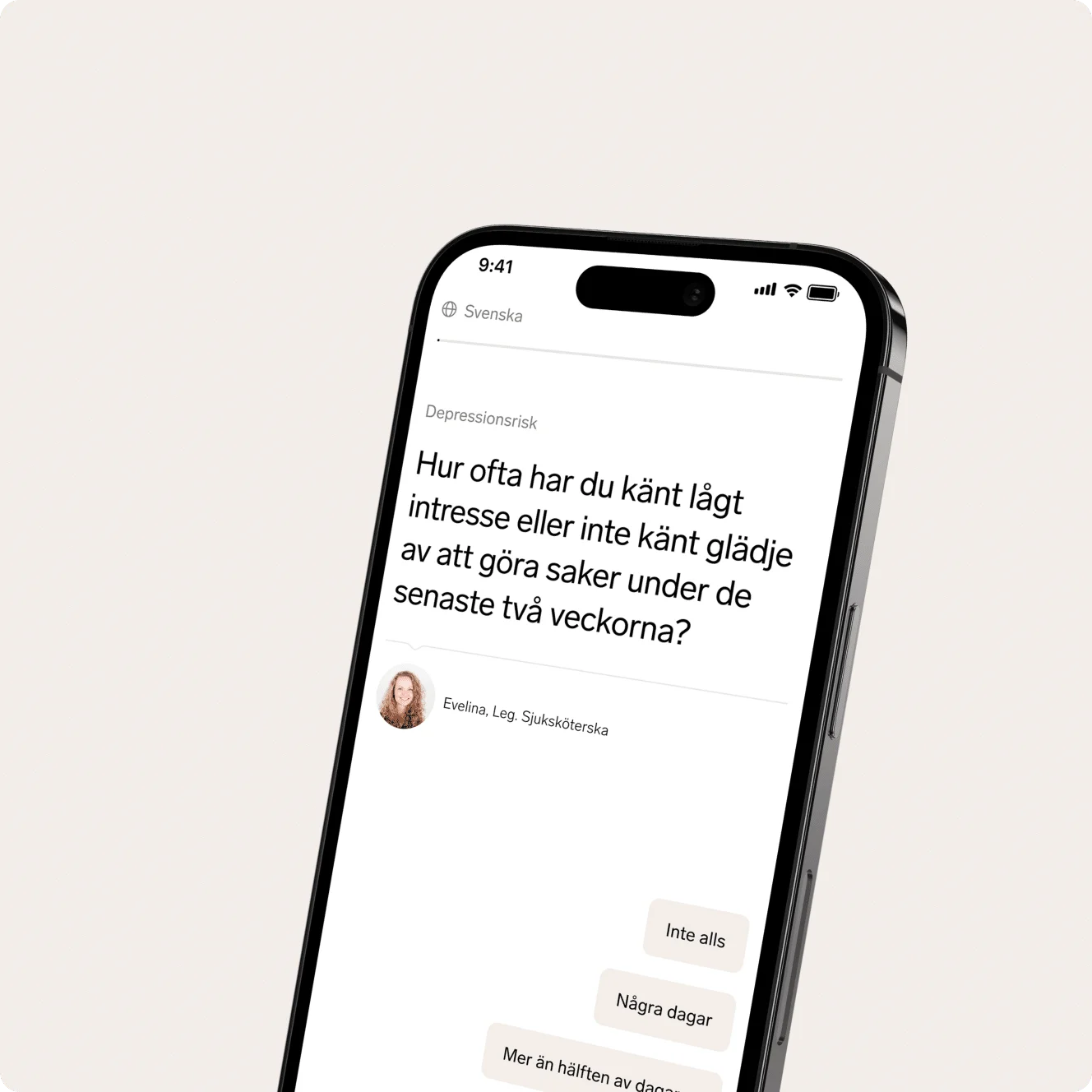 Mobilapp med validerad enkät som mäter psykosocial arbetsmiljö inom företagshälsovården
